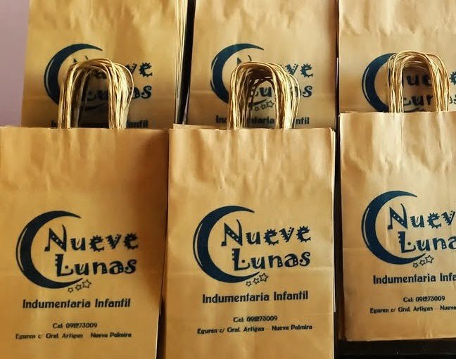 Bolsa de Papel recilado Personalizada para empresas